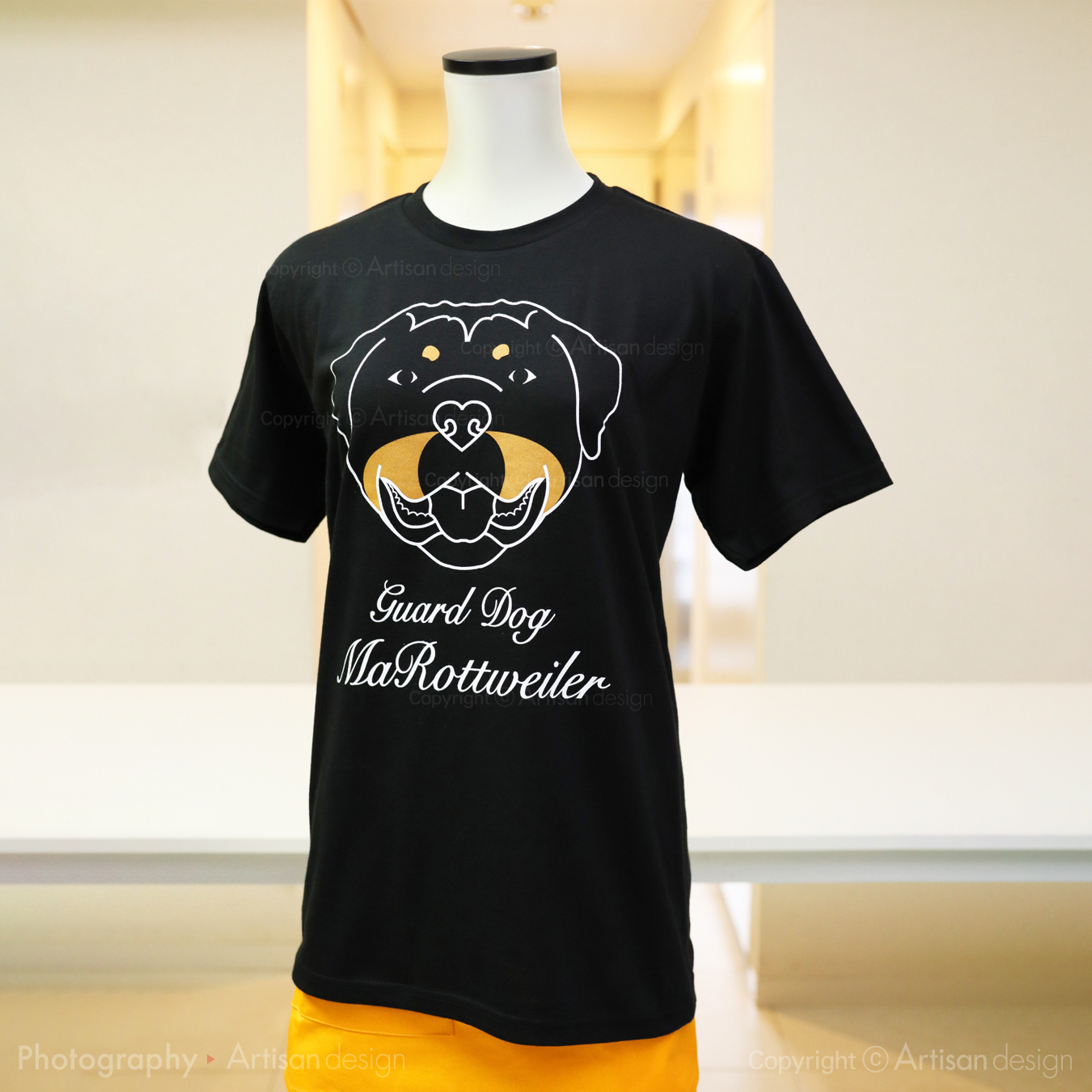 オリジナルTシャツプリント（犬のイラスト）