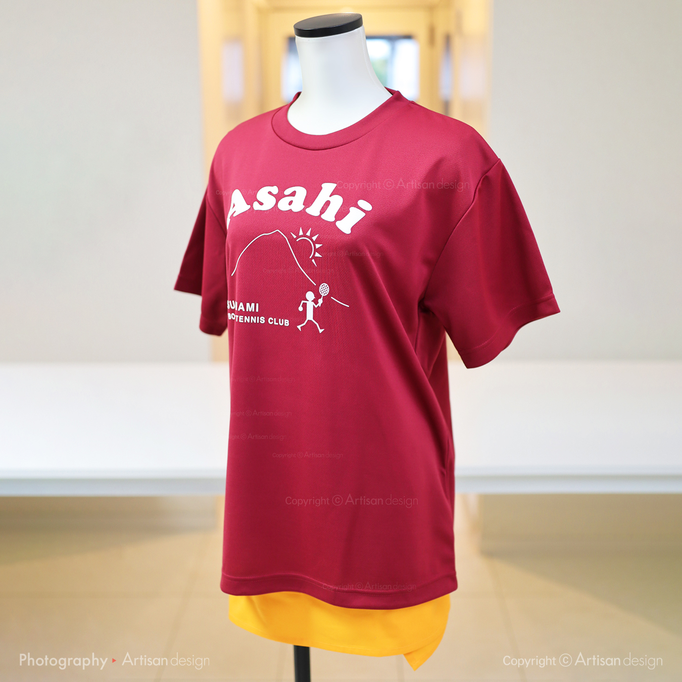 オリジナルTシャツデザイン+プリント（杉並アサヒ様）