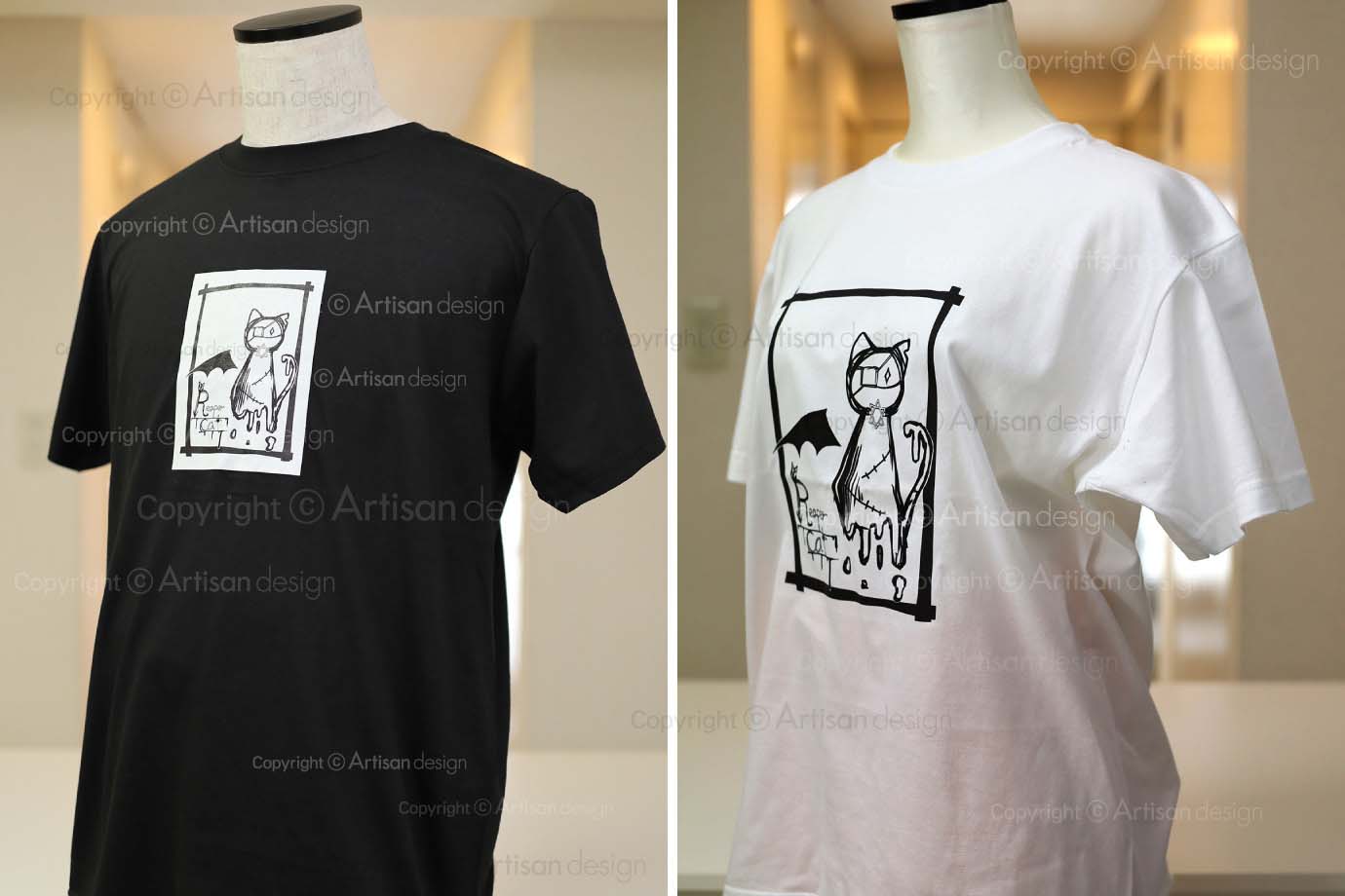 CAT 様｜Tシャツ（個人）デザイントレース+プリント
